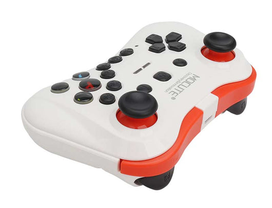 Black and red wireless Bluetooth gamepad with dual joysticks, D-pad, and colorful A, B, X, Y buttons. - Image 18