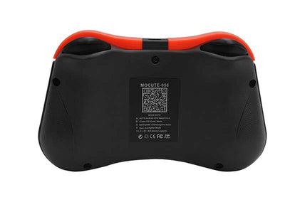 Black and red wireless Bluetooth gamepad with dual joysticks, D-pad, and colorful A, B, X, Y buttons. - Image 16