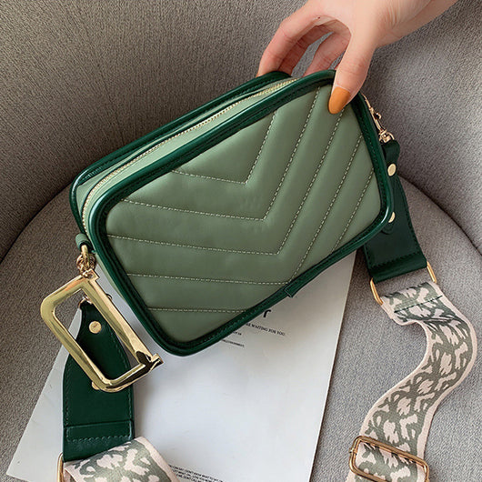 Bolso Bandolera Mujer Estilo Moderno con Correa Ancha Ajustable - Image 9