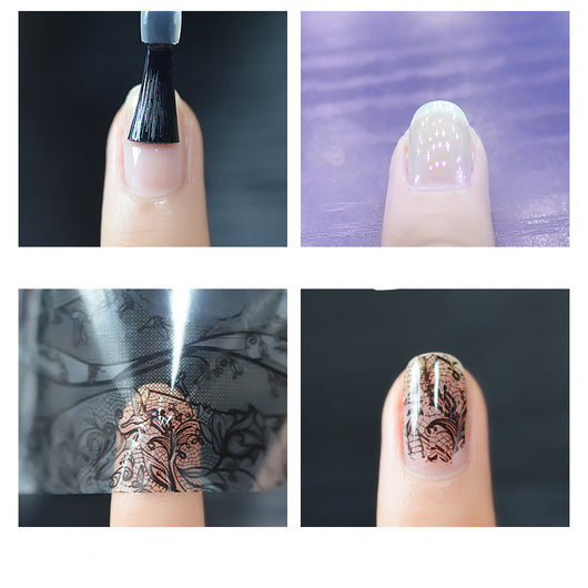Adhesivo Profesional para Transferencias de Uñas con Diseños Florales - Image 3