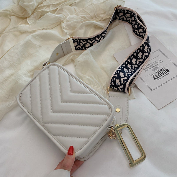 Bolso Bandolera Mujer Estilo Moderno con Correa Ancha Ajustable - Image 3