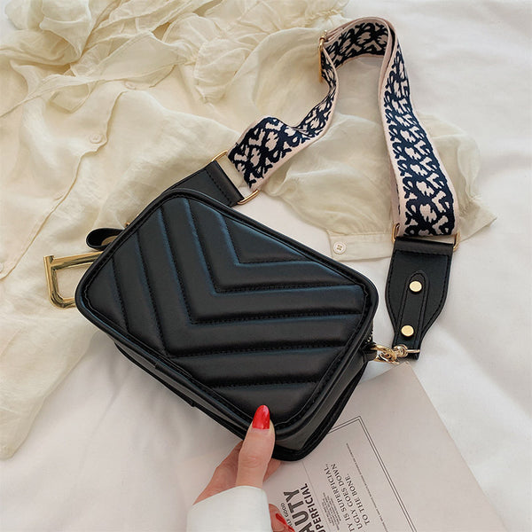 Bolso Bandolera Mujer Estilo Moderno con Correa Ancha Ajustable