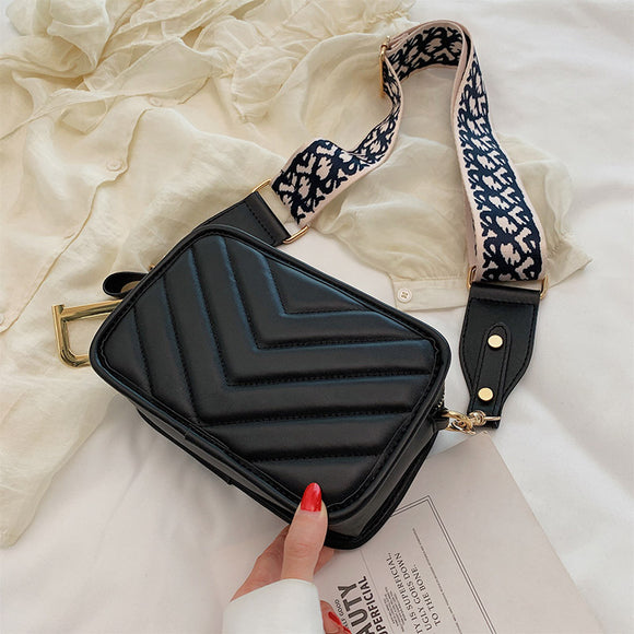 Bolso Bandolera Mujer Estilo Moderno con Correa Ancha Ajustable