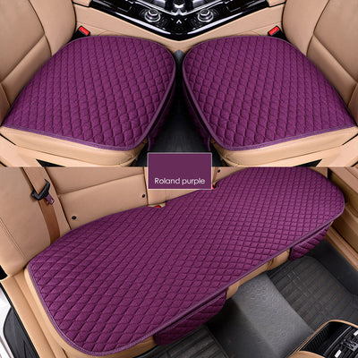 Cojines Universales para Asiento de Auto en Lino - Antideslizantes Cuatro Estaciones - Image 3