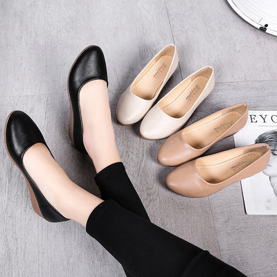 Zapatos Cómodos de Tacón Medio para Madres Profesionales