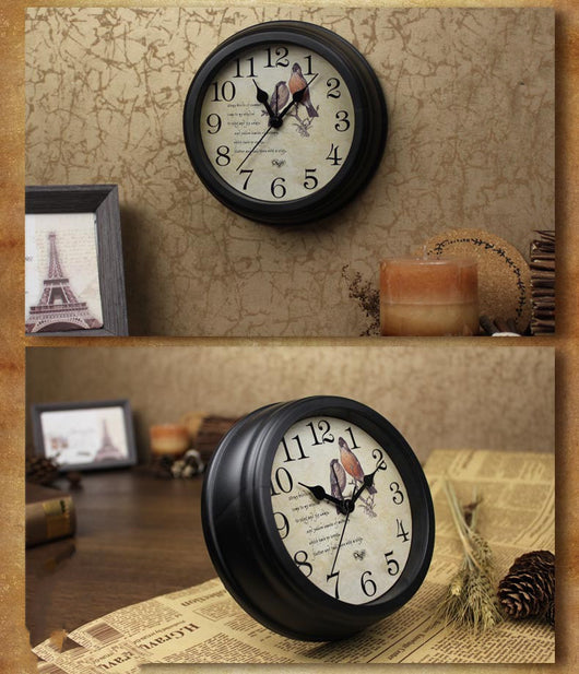 Reloj de Escritorio Retro Europeo con Alarma Silenciosa - Image 7