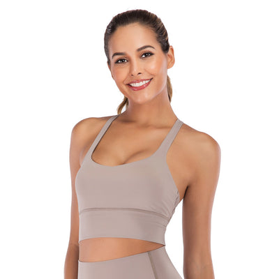 Sostén Deportivo Espalda Descubierta con Soporte U-Neck para Yoga y Running - Image 8