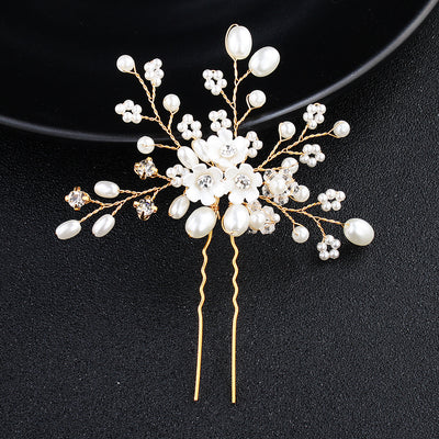 Prendedor de Novia con Perlas y Strass - Accesorio Elegante para el Cabello - Image 10