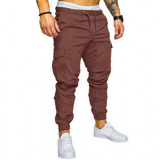 Pantalones Deportivos Holgados Elásticos Ajustables para Hombre - Image 17