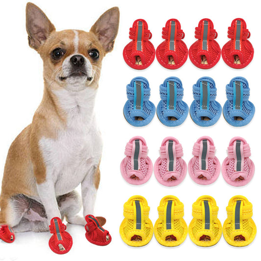 Zapatos Transpirables para Cachorros con Suela Antideslizante y Malla Reforzada