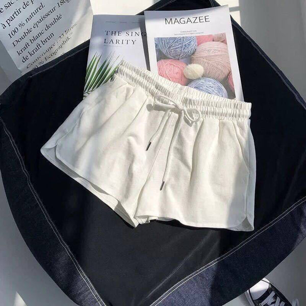 Shorts Deportivos Cintura Alta con Elástico para Mujer