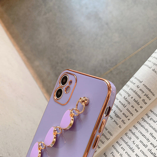 Funda para Móvil con Pulsera de Corazón y Acabado Galvanizado - Image 7