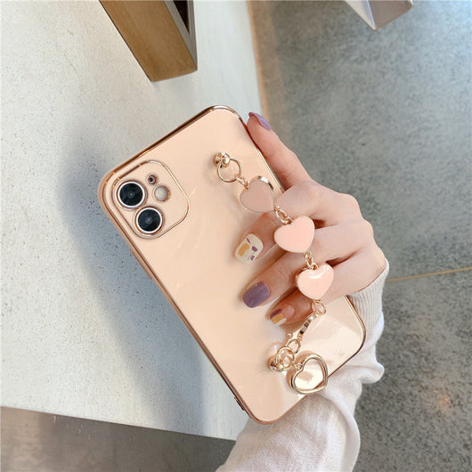 Funda para Móvil con Pulsera de Corazón y Acabado Galvanizado - Image 5