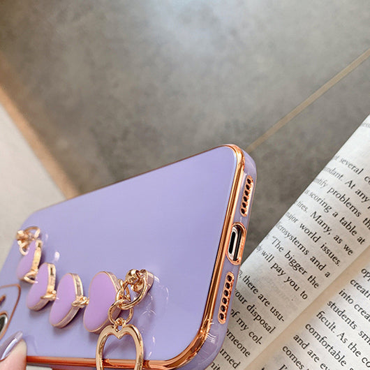 Funda para Móvil con Pulsera de Corazón y Acabado Galvanizado - Image 2