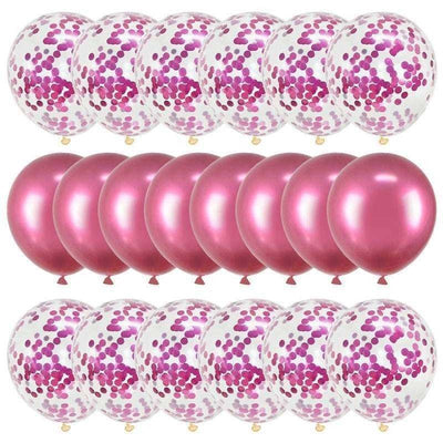 Globos de Confeti Oro Rosa 20 Piezas - Image 23