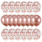Globos de Confeti Oro Rosa 20 Piezas