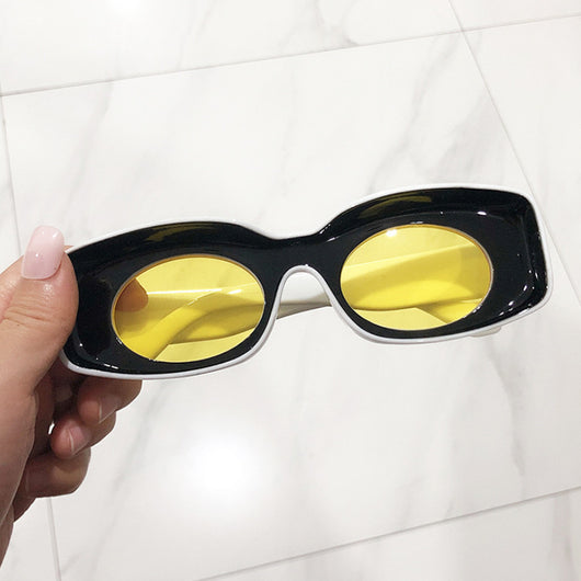 Gafas de Sol Mujer Estilo Cóncavo Minimalista - Image 4