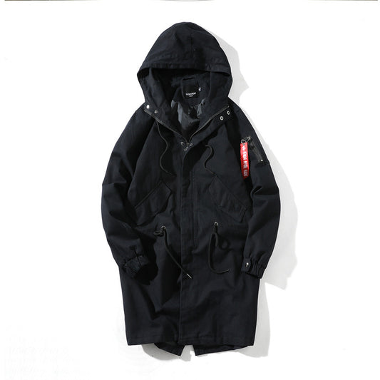Chaqueta Casual con Capucha para Hombre Talla Grande - Image 2