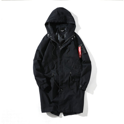 Chaqueta Casual con Capucha para Hombre Talla Grande - Image 2