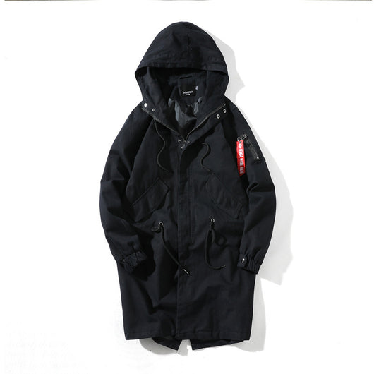 Chaqueta Casual con Capucha para Hombre Talla Grande - Image 2