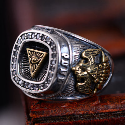 Anillo Retro Vintage para Hombre - Estilo Personalizado - Image 4