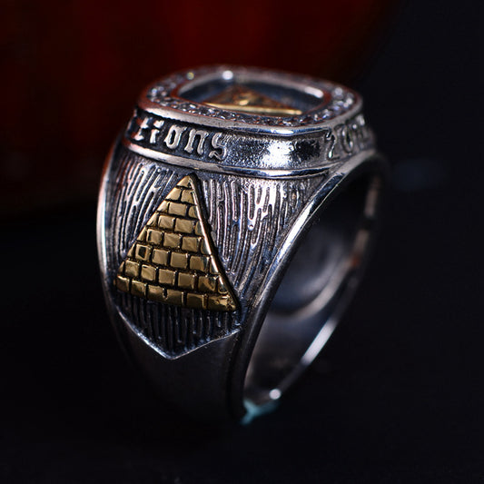 Anillo Retro Vintage para Hombre - Estilo Personalizado - Image 2