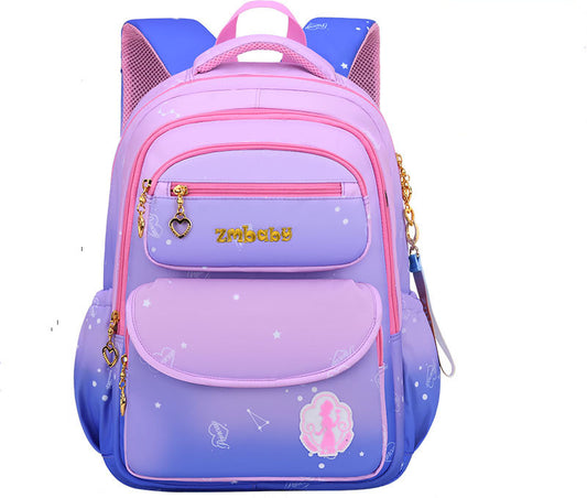 Mochila Escolar Kawaii para Niñas con Degradado de Colores - Capacidad Extra Grande para Primaria - Image 2