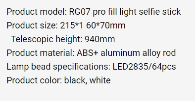 Aro de Luz LED Neon para Transmisión en Vivo - Selfie Stick con Bluetooth - Image 7