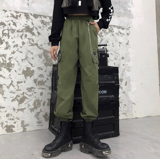 Pantalones Talle Alto Estilo Coreano para Mujer - Image 8