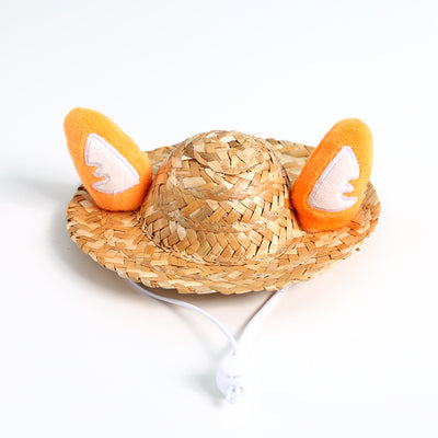 Gorro Protector Solar para Mascotas con Diseño Adorable - Rana, Zorro y Astas - Image 9