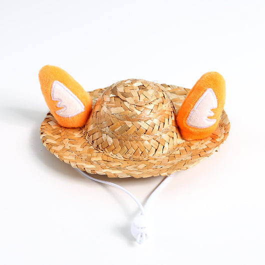Gorro Protector Solar para Mascotas con Diseño Adorable - Rana, Zorro y Astas - Image 9
