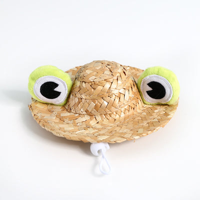 Gorro Protector Solar para Mascotas con Diseño Adorable - Rana, Zorro y Astas - Image 6