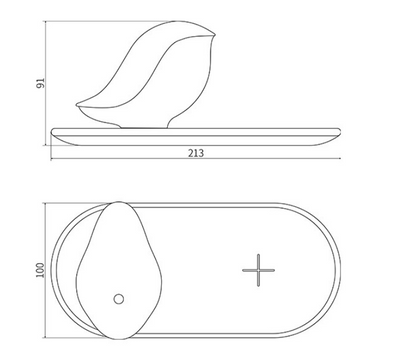 Lámpara LED Nocturna con Cargador Inalámbrico para Teléfono - Image 6