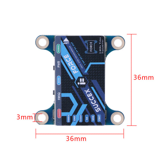 Transmisor FPV SucceX Force 5.8G 800mW - Penetración de Obstáculos Profesional - Image 9