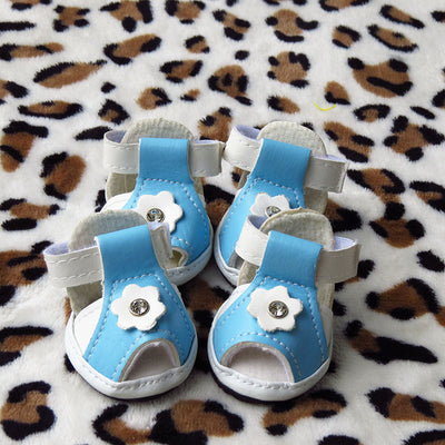 Sandalias Antideslizantes para Mascotas - Zapatos de Verano para Perros