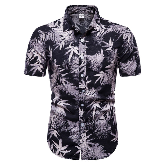 Camisa Casual Estampada para Hombre con Cuello Solapa - Image 15