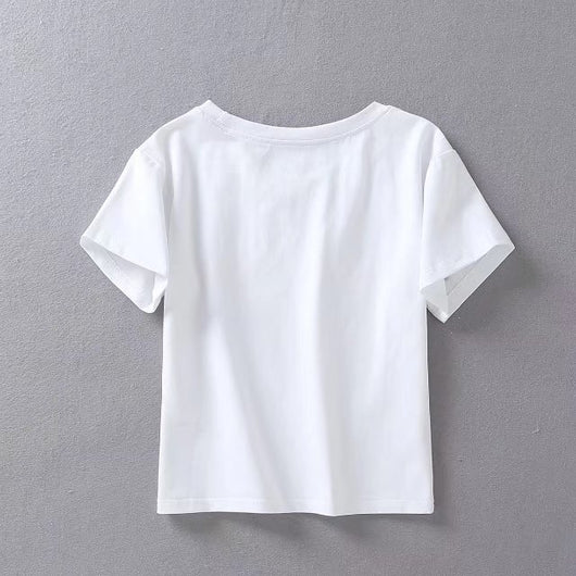 Playera Alfabeto Sexy de Manga Corta - Image 7