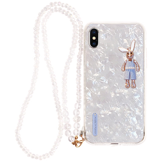Funda iPhone de Silicona con Conejo de Cristales Brillantes Compatible con Apple - Image 6