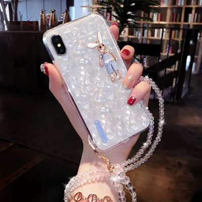 Funda iPhone de Silicona con Conejo de Cristales Brillantes Compatible con Apple - Image 8