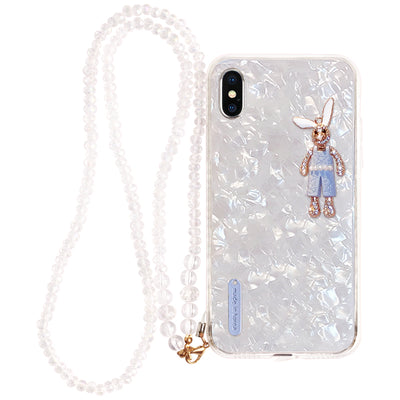 Funda iPhone de Silicona con Conejo de Cristales Brillantes Compatible con Apple - Image 4