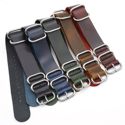 Correa de Reloj en Cuero con Cierre de Cinco Anillas - Image 6