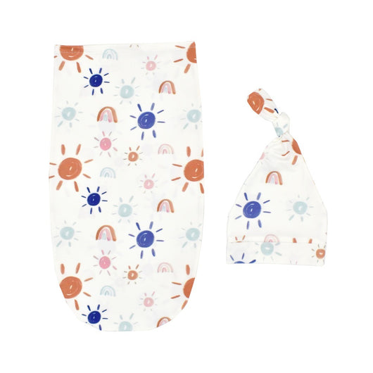 Conjunto de Saco de Dormir para Bebé Recién Nacido con Gorro Anudado - Set 2 Piezas - Image 7