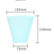 Vaso Azul 500 Ml