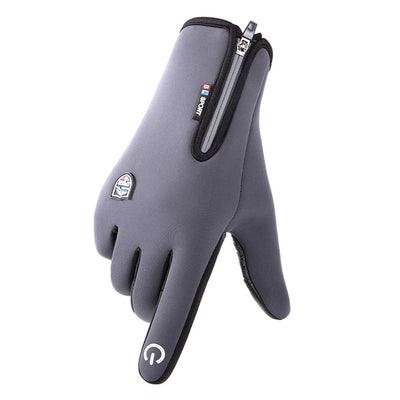 Guantes de Cuero y Terciopelo con Pantalla Táctil para Deportes - Image 6