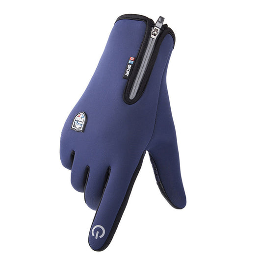 Guantes de Cuero y Terciopelo con Pantalla Táctil para Deportes - Image 3