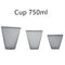 Vaso Gris 750 Ml