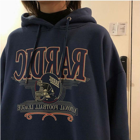 Sudadera con Capucha Retro Plus de Terciopelo Acolchado para Mujer - Image 5