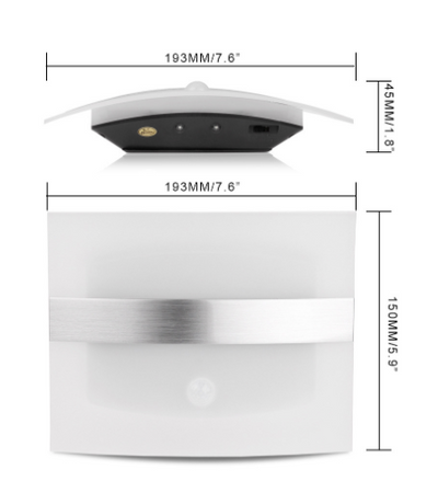 Lámpara de Pared LED con Sensor de Movimiento - Diseño Minimalista Moderno - Image 9