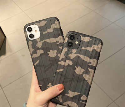 Funda Camuflaje para iPhone 12 de Silicona Antiimpactos
