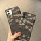Funda Camuflaje para iPhone 12 de Silicona Antiimpactos